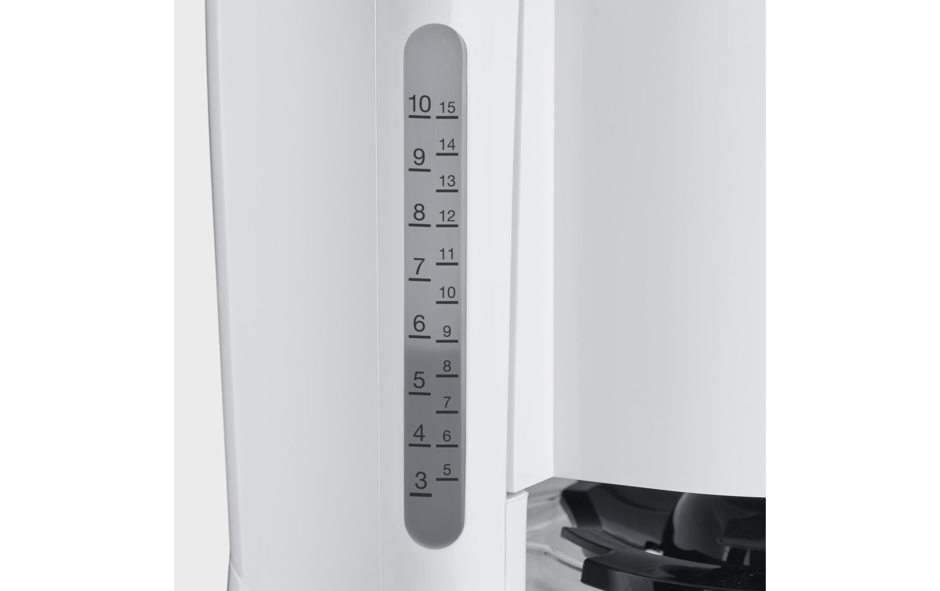 Filterkaffeemaschine KA 4816 WeissKaffeemaschine mit Glaskanne