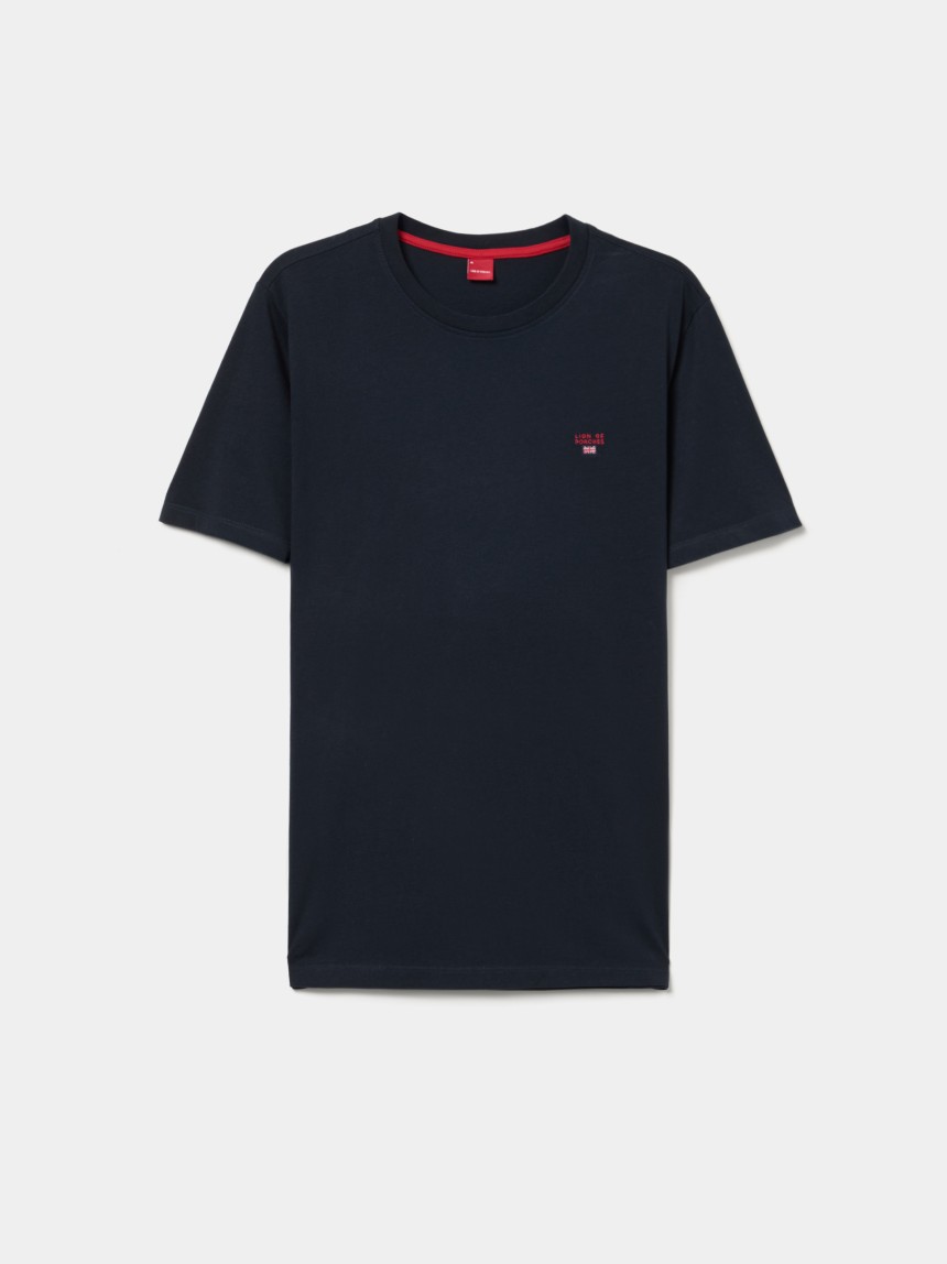 T-shirt básica em algodão