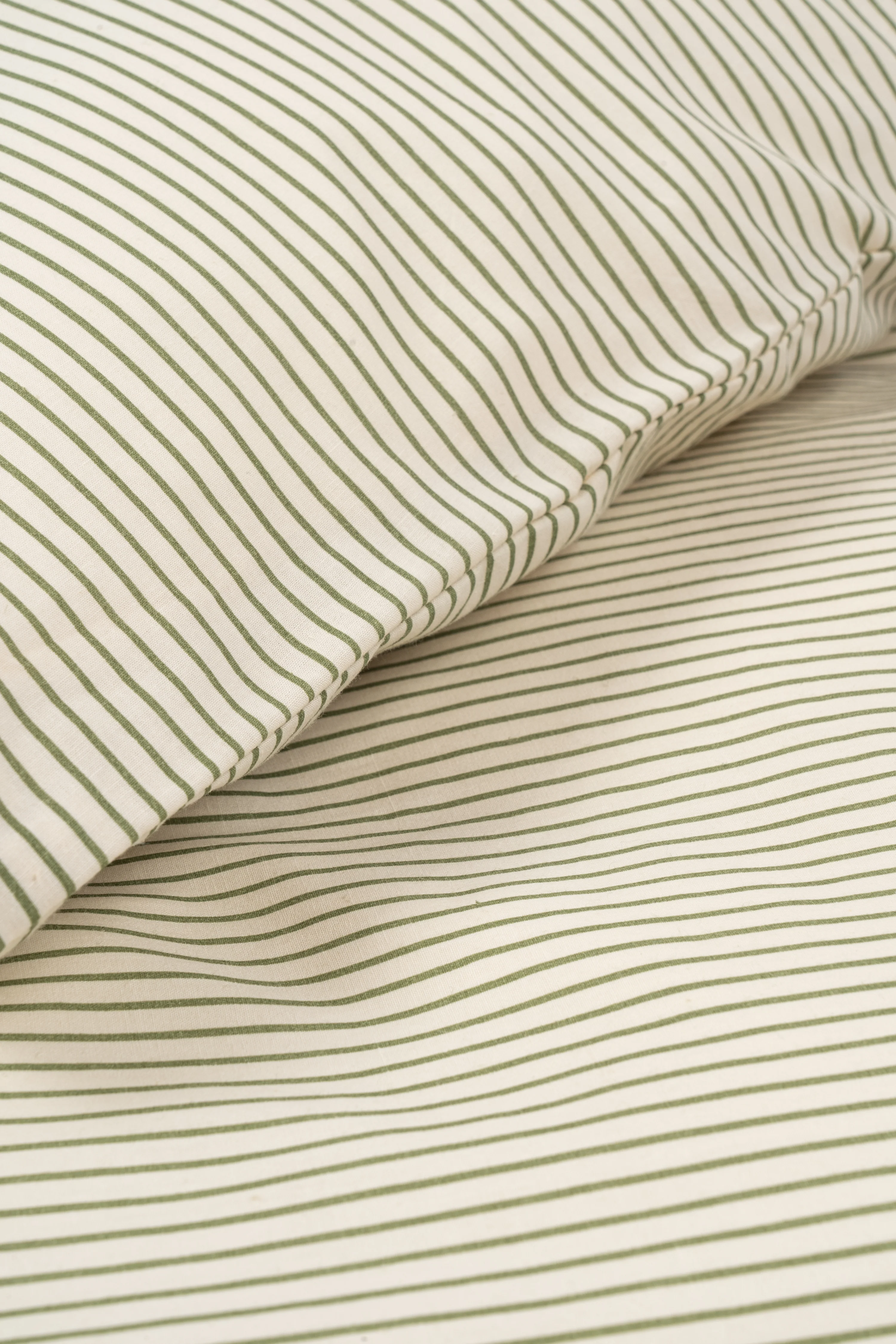 Strands havet baby sengesæt 70x100 - tea stripe - OS