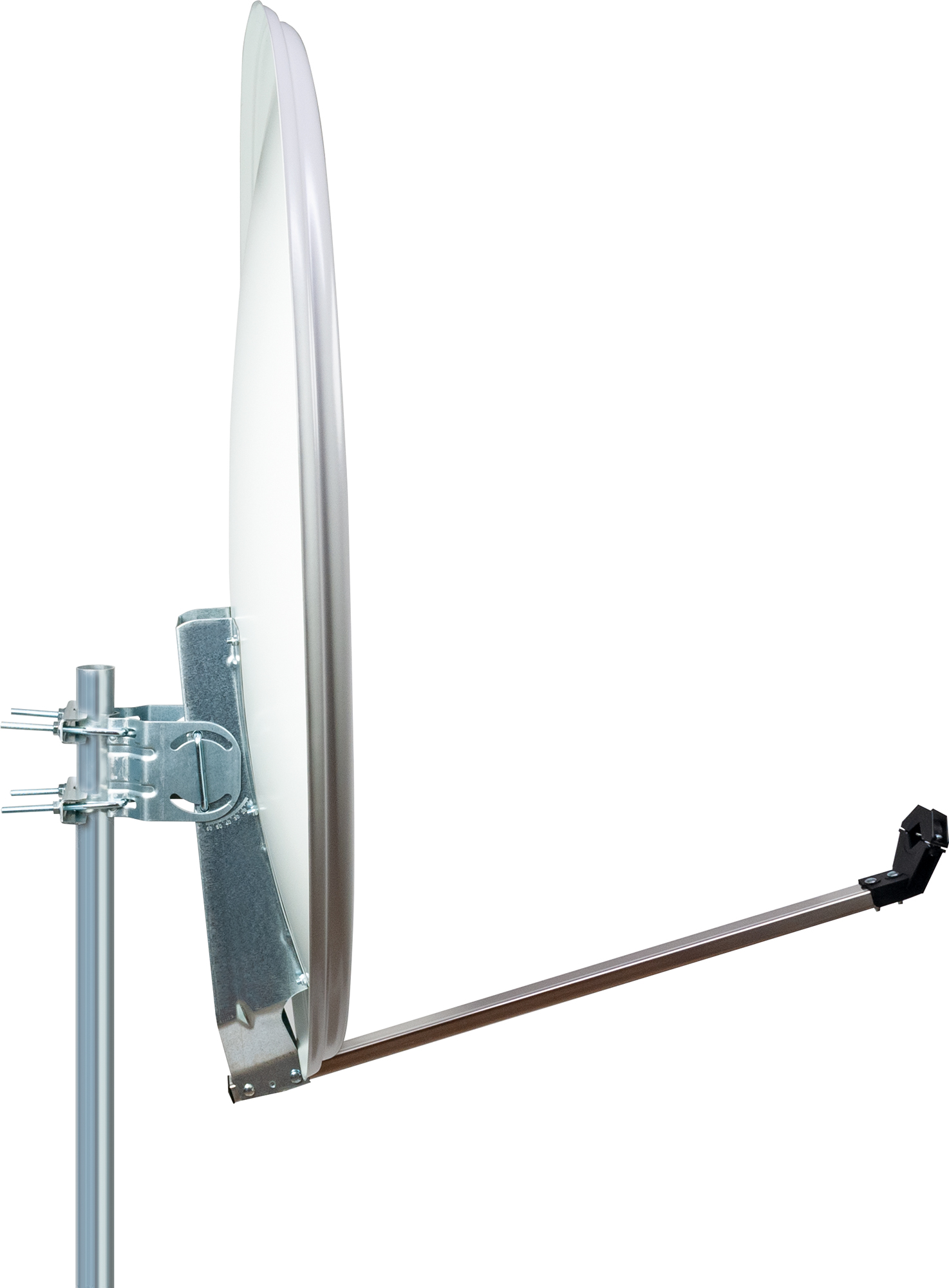 Schwaiger SPI980.0 licht grijze 98 cm stalen schotel