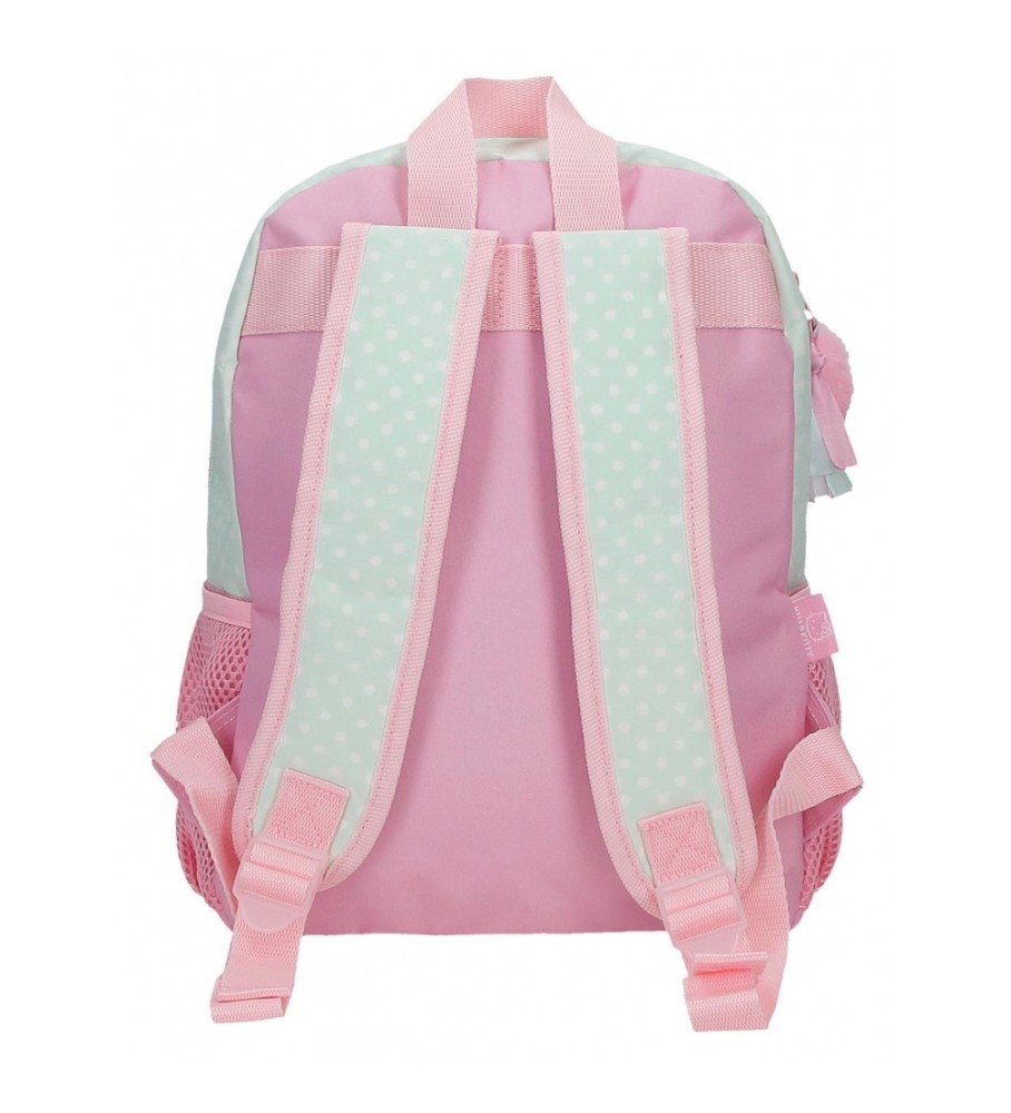 Mochila Joumma Hello Kitty Paris turquesa - 25x32x12cm -