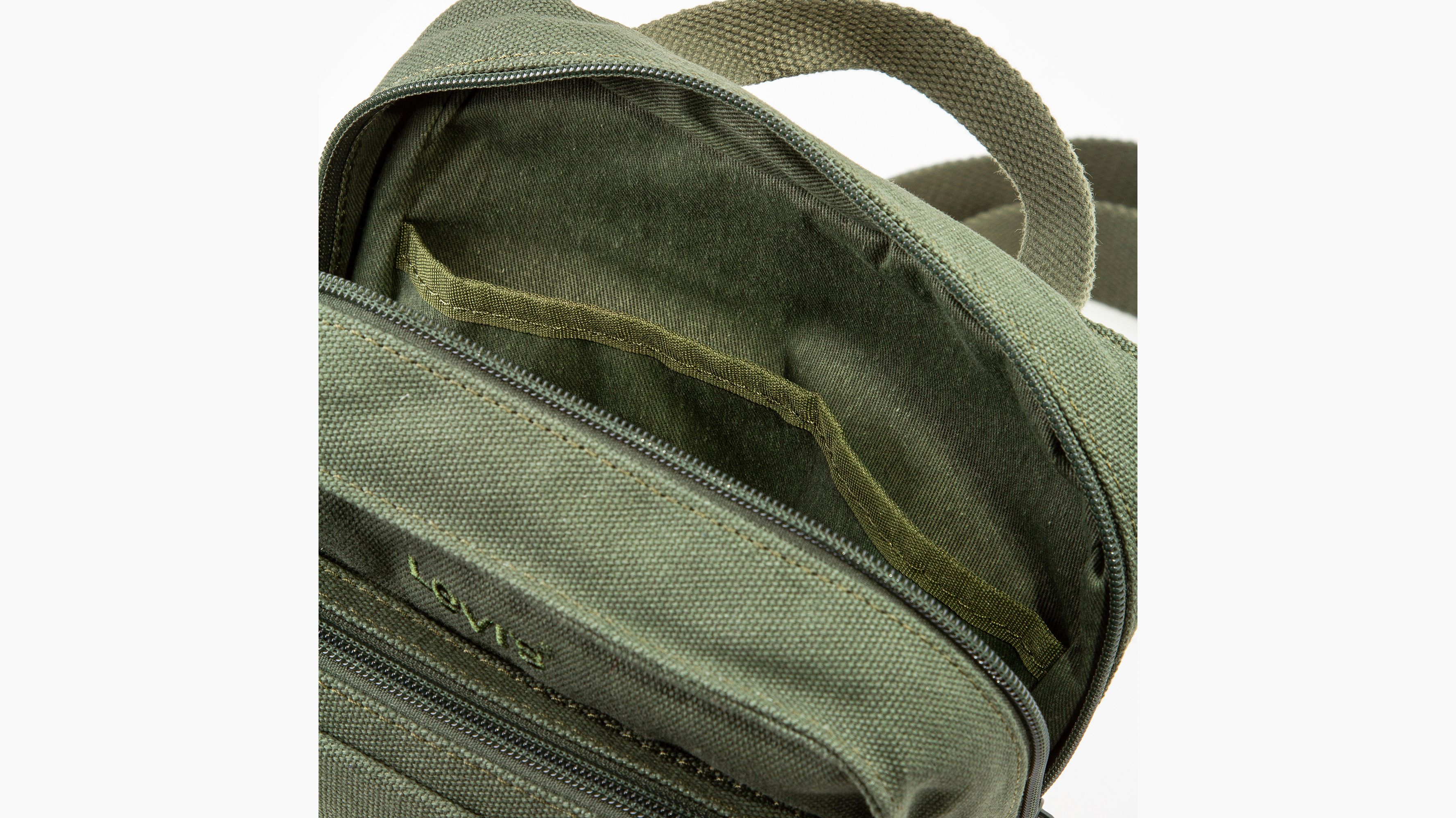 Levi's® sac à bandoulière zippé - Bottle Green - Vert