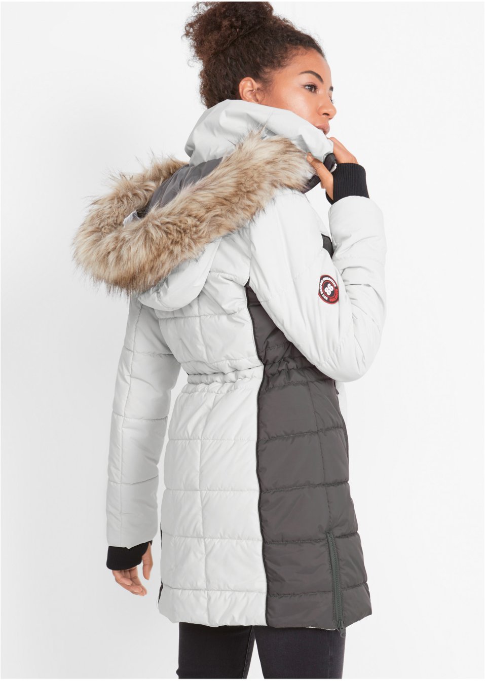 Manteau outdoor avec polyester recyclé