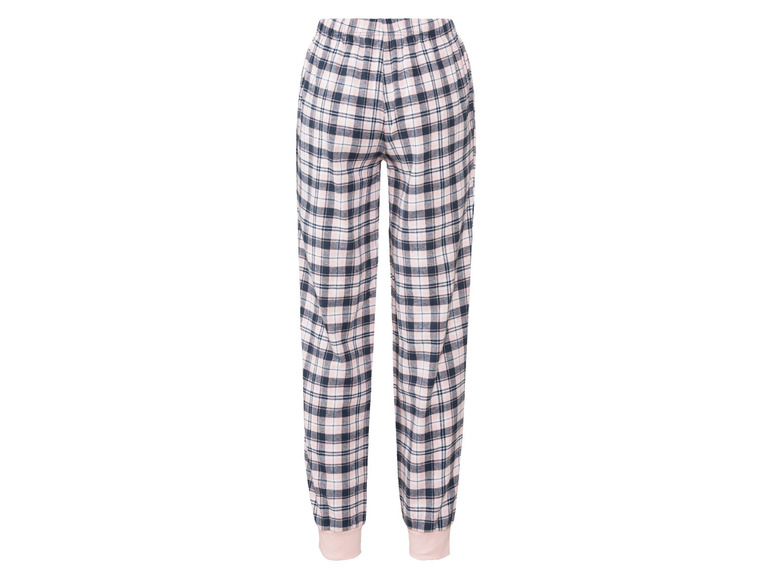 Flanellen dames pyjamabroek