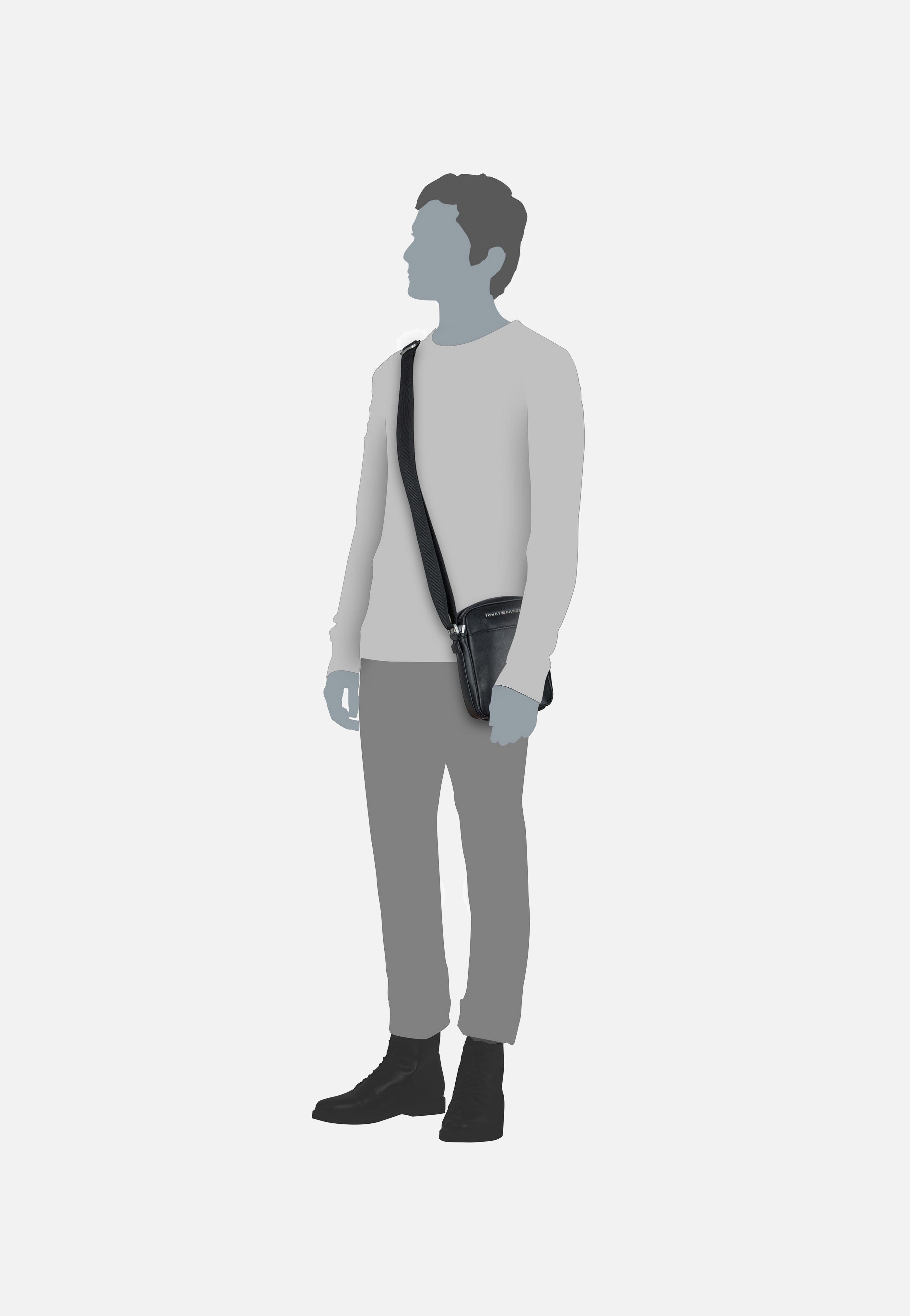 TH City Mini Reporter Black - Crossbody Bag