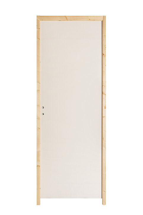 Bloc-porte prépeint H.204 x l.83 cm, poussant gauche