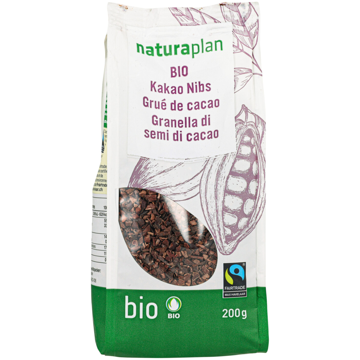 Naturaplan Bio Fairtrade Kakao Nibs