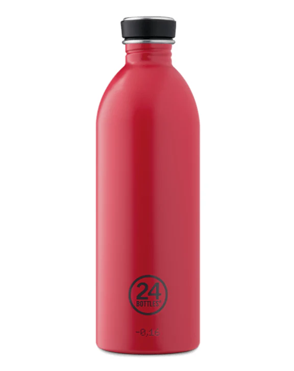 24Bottles  Litro flaske, Hot red - 1 liter