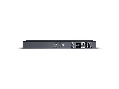 CyberPower Switched ATS PDU44004 - Strømfordelingsenhed (rackversion) - AC 200-240 V - 1-faset - serial, Ethernet - input: 2 x IEC 60320 C14 - output-stikforbindelser: 12 (12 x IEC 60320 C13) - 1U - 3.05 m ledning - sort