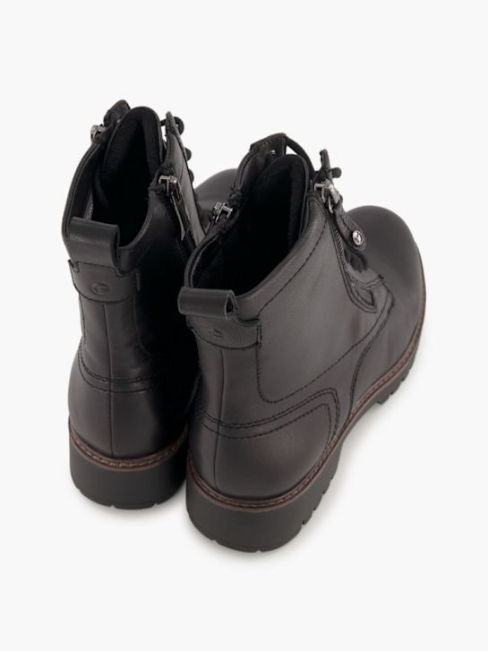 Tamaris Schnür-Stiefelette Schwarz