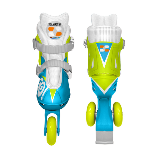 Patins de 3 rodas com controle de derrapagem, tamanhos 27-30