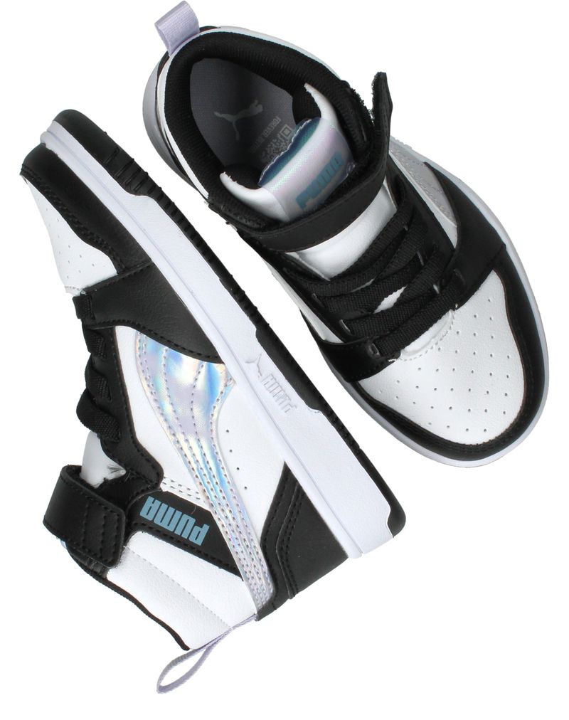 Puma Rebound V6 Mid Space Belle Sneakers Zwart Meisjes