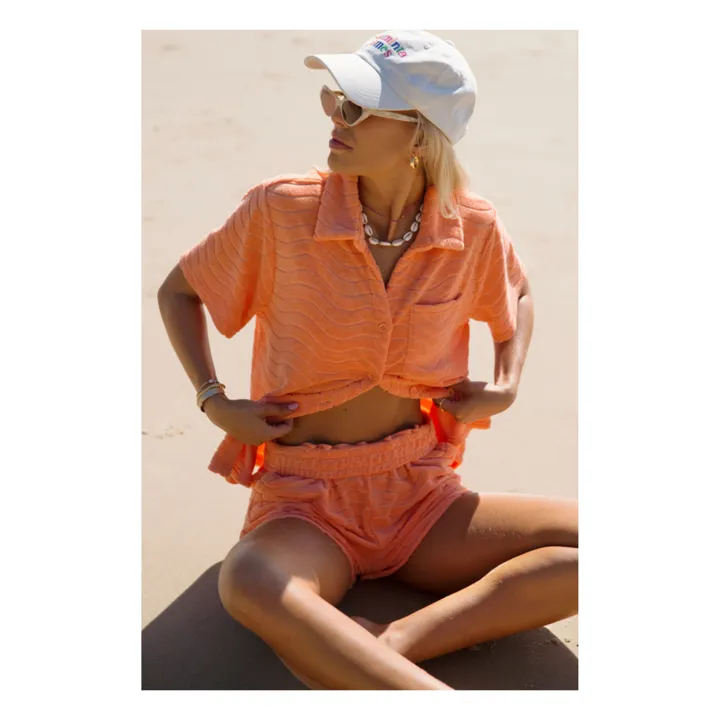 Araminta James Ensemble Chemise Terry Wave | Orange