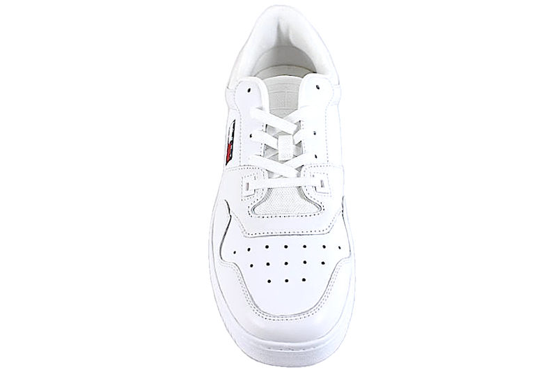 TOMMY JEANS RETRO BASKET ESS - HVID SNEAKERS