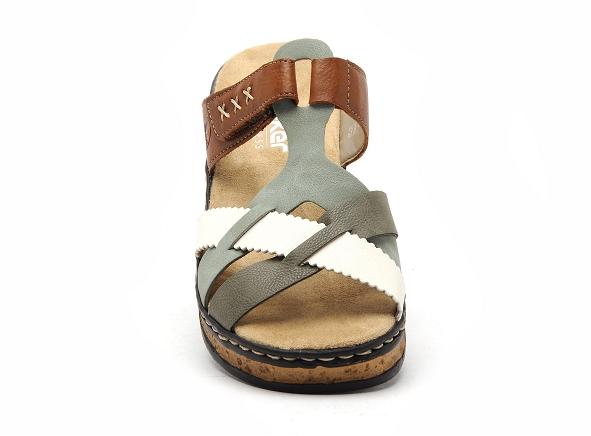 Rieker mules et sabots plats femme 62989 multicolore