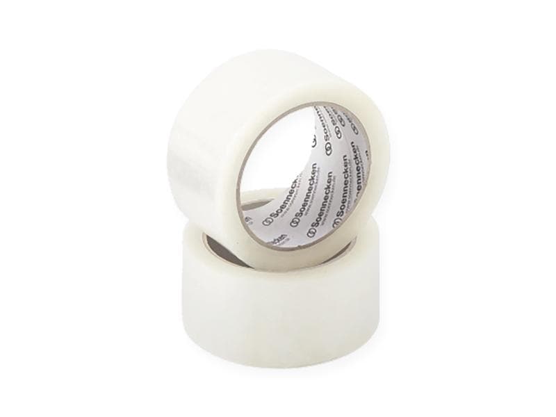 Soennecken Verpackungsband 50 mm x 66 m, Transparent, 6 Stü Transparentes Verpackungsband