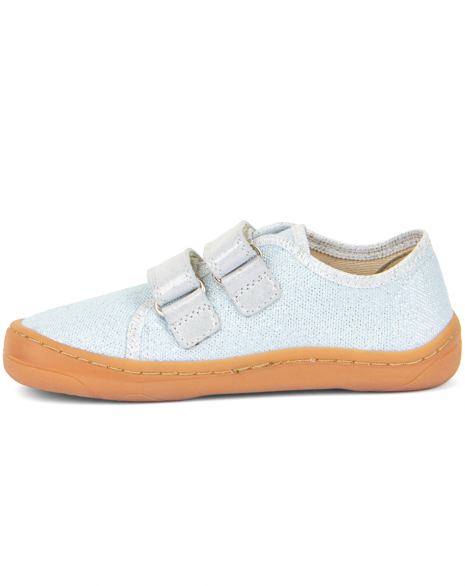Klett-Halbschuhe CANVAS in silver