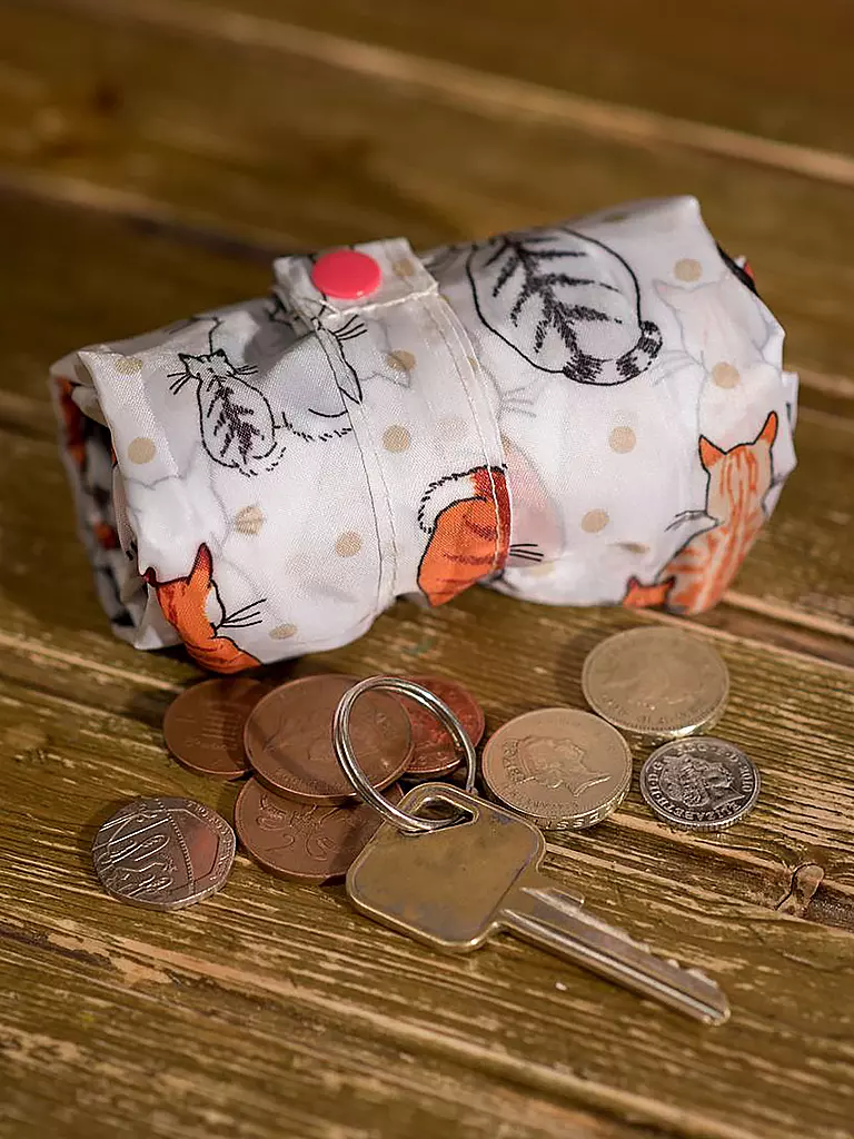 ULSTER WEAVERS Tasche - Roll-up Bag Cats in Waiting bunt
