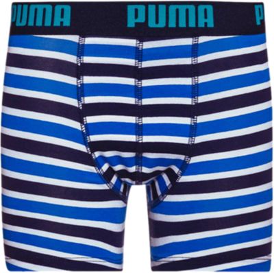 PumaBasic Boxer Stripes 2er - blau