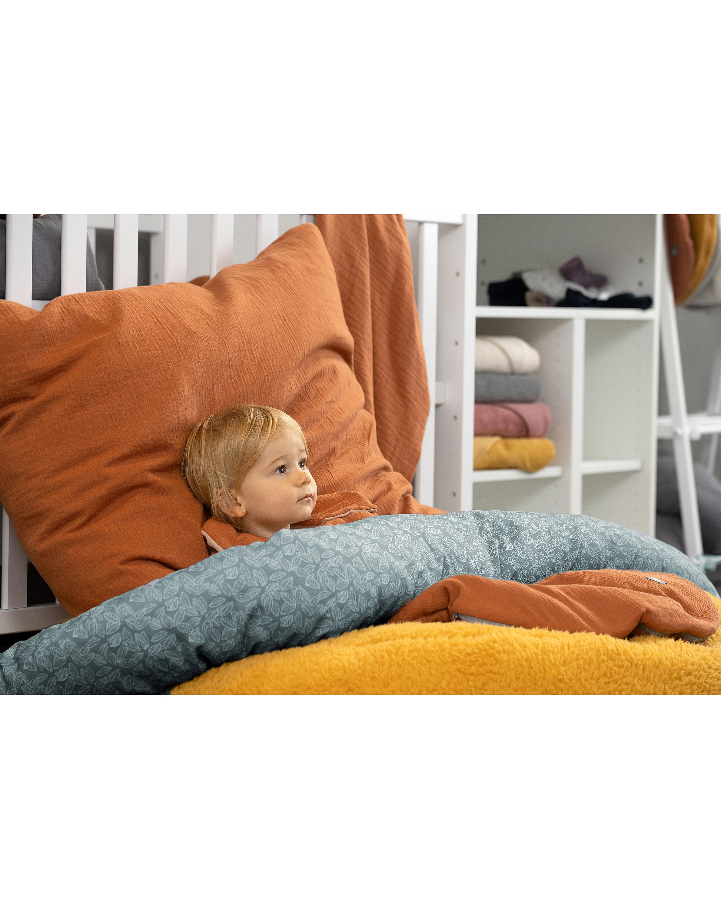 Sommerschlafsack BabyNest® BASIC in rust