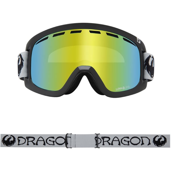 Masque de ski DRAGON D1 OTG CLASSICGREY/LLGOLDION+LLLTROSE