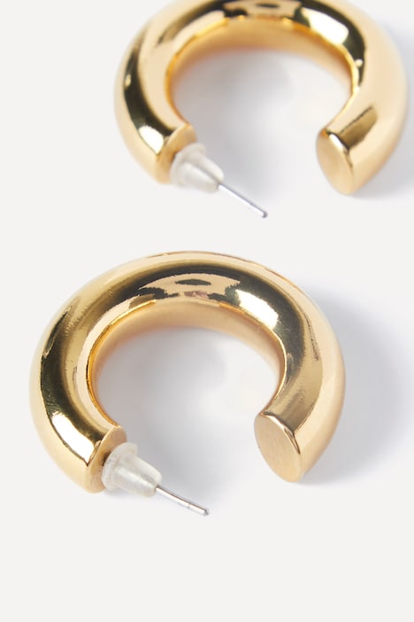 Creolen, Ohrstecker, Chunky-Look, kleine Form, zum Stecken