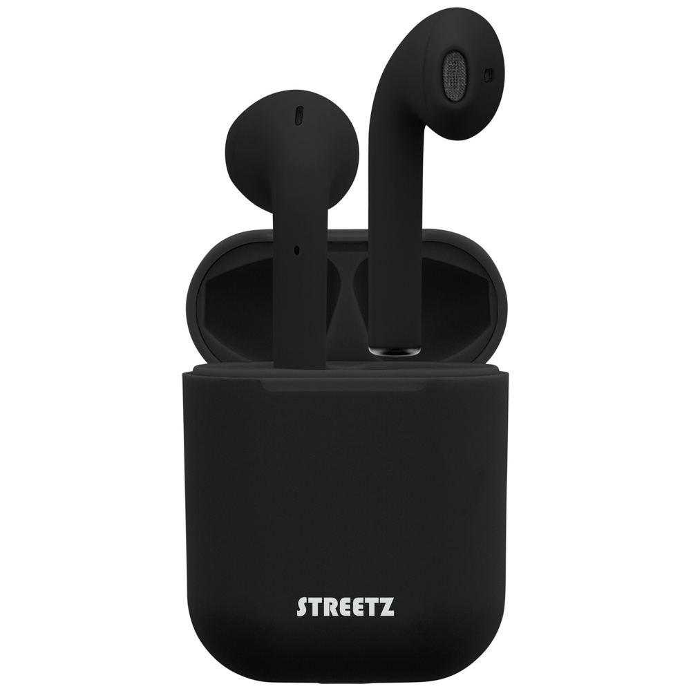 Streetz True Wireless Bluetooth-Ohrhörer Schwarz