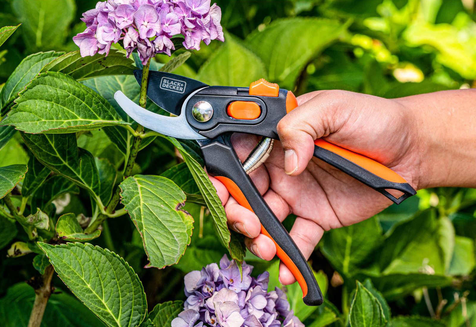Gartenschere mit Kunststoffgriff 20 cm