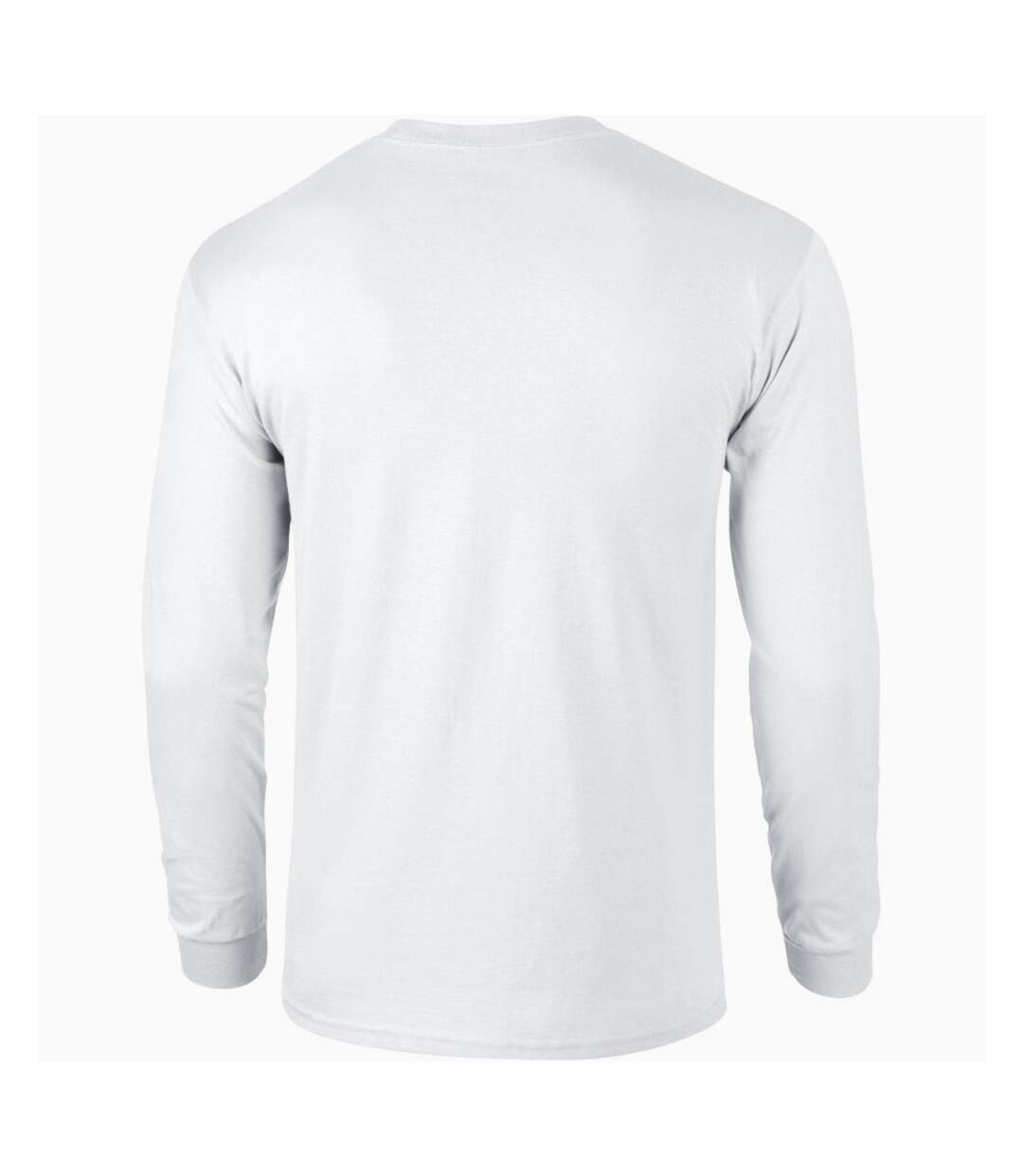 T-shirt uni à manches longues Gildan pour homme (Blanc) - UTBC477