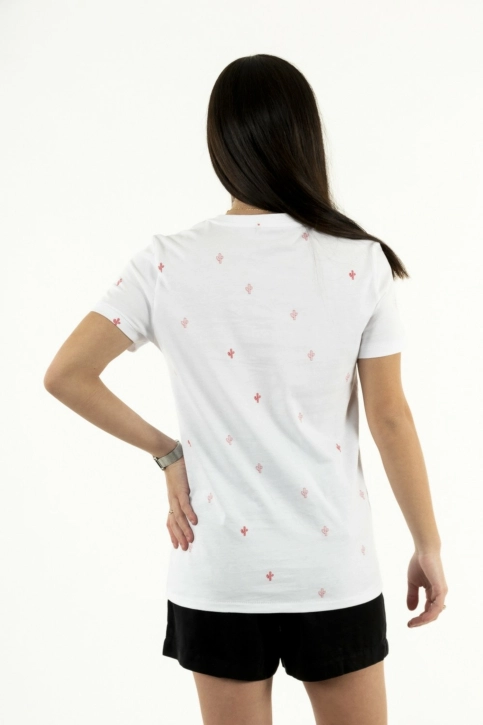 tee shirt only kita life reg blanc