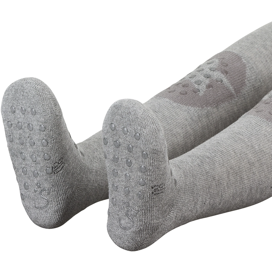 Sterntaler Krabbelstrumpfhose uni silber mel.