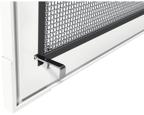 Rhino Screen hor voor ramen, geen boren nodig, wit, 100x120 cm