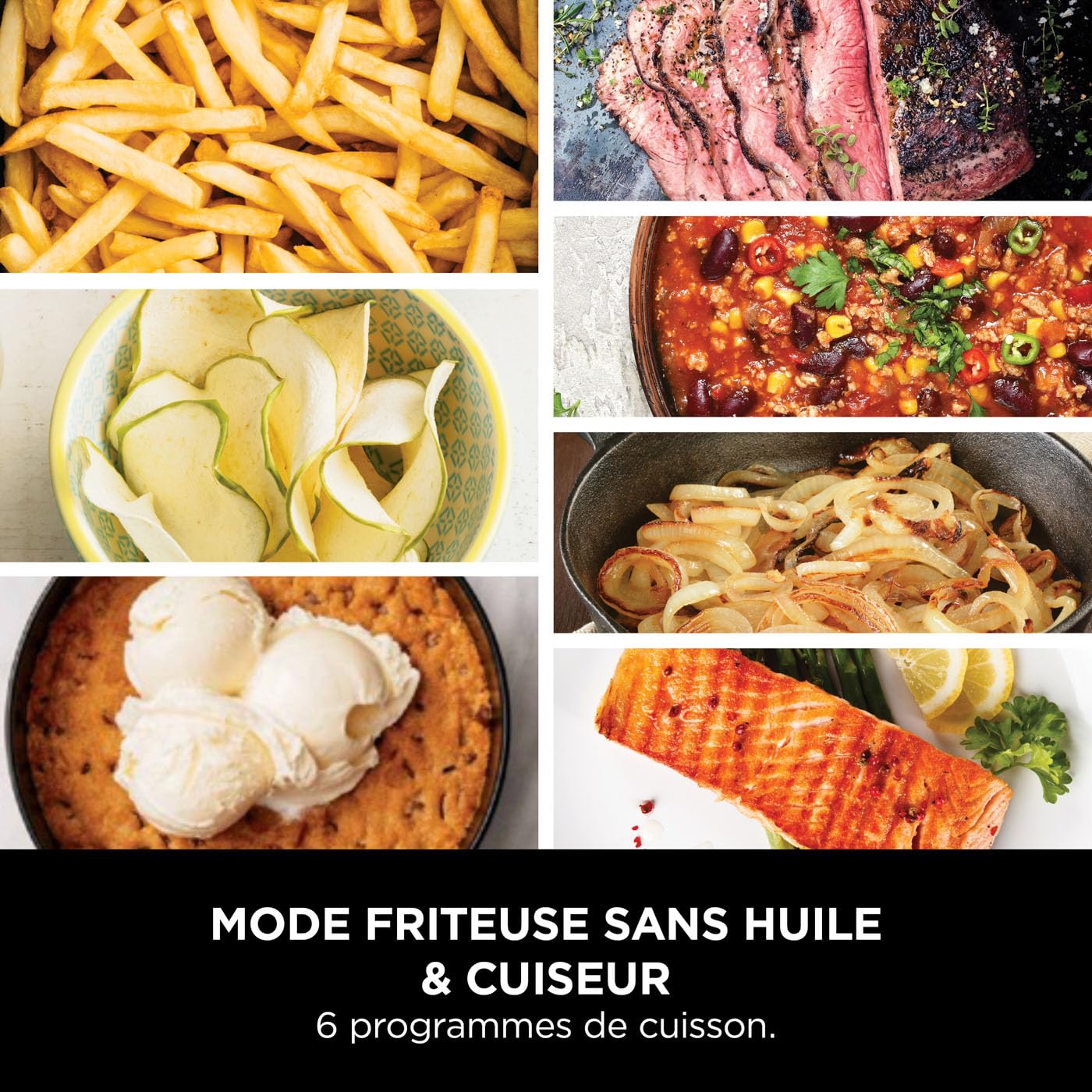 Ninja Speedi 10-en-1 Autocuiseur rapide, Air Fryer, Friteuse à air et Multicuiseur, 5.7L, Repas pour 4 en 15 minutes, Vapeur, Gril, Cuire au four, Rôt