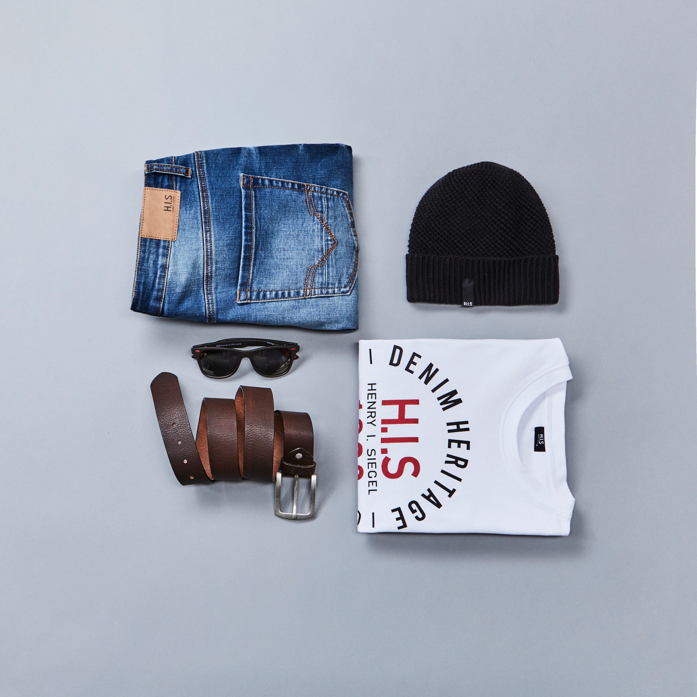 H.I.S Straight-Jeans »DIX«, gerade Beinform,  niedrige Leibhöhe,  Used-Waschung