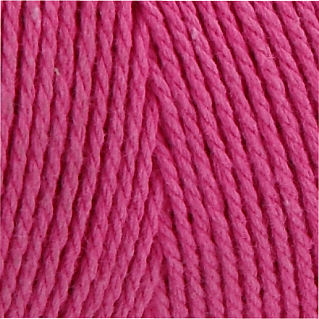 Knyttegarn - Tykkelse 1 MM - L 315 M - Tynd Kvalitet 12/12 - Pink - 220 G