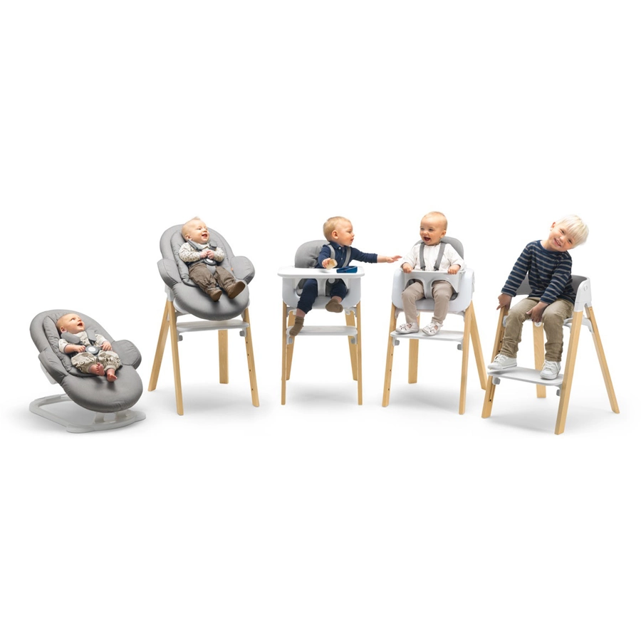 STOKKE® Steps™ Hochstuhl Black Buche Natural