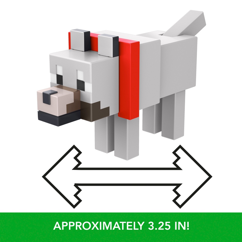 Minecraft Core 8 cm Actionfigur – Gezähmter Wolf