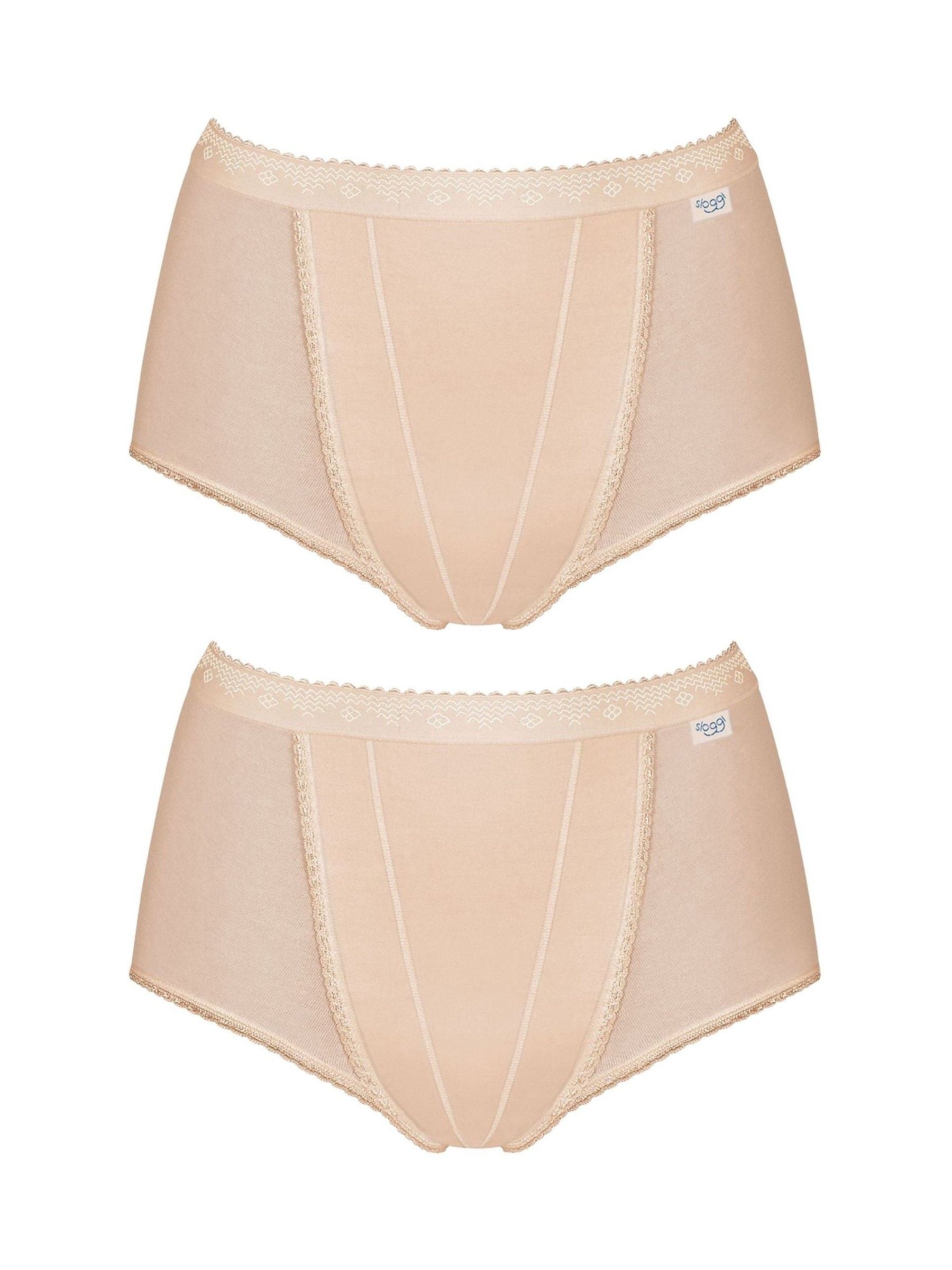 Licht beige - Sloggi set van 2 buikcorrigerende slips