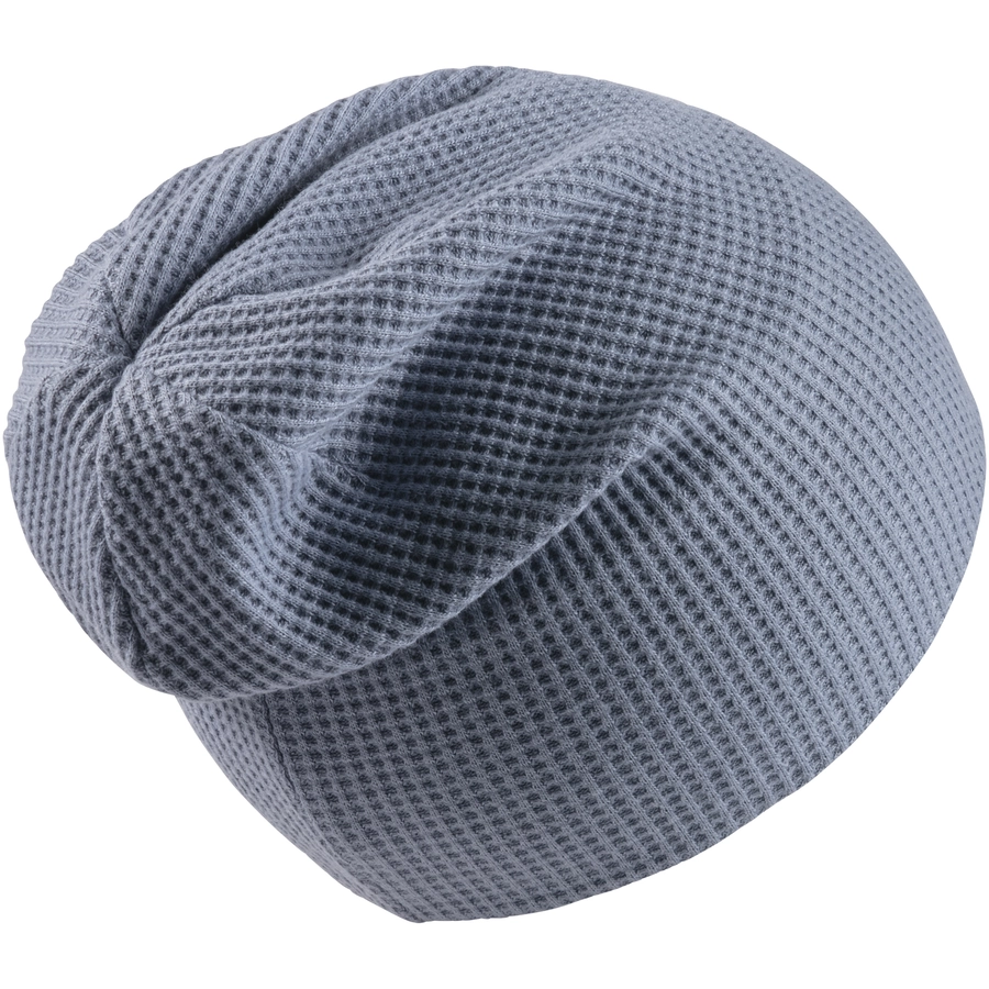 Sterntaler Slouch-Beanie Pique graublau