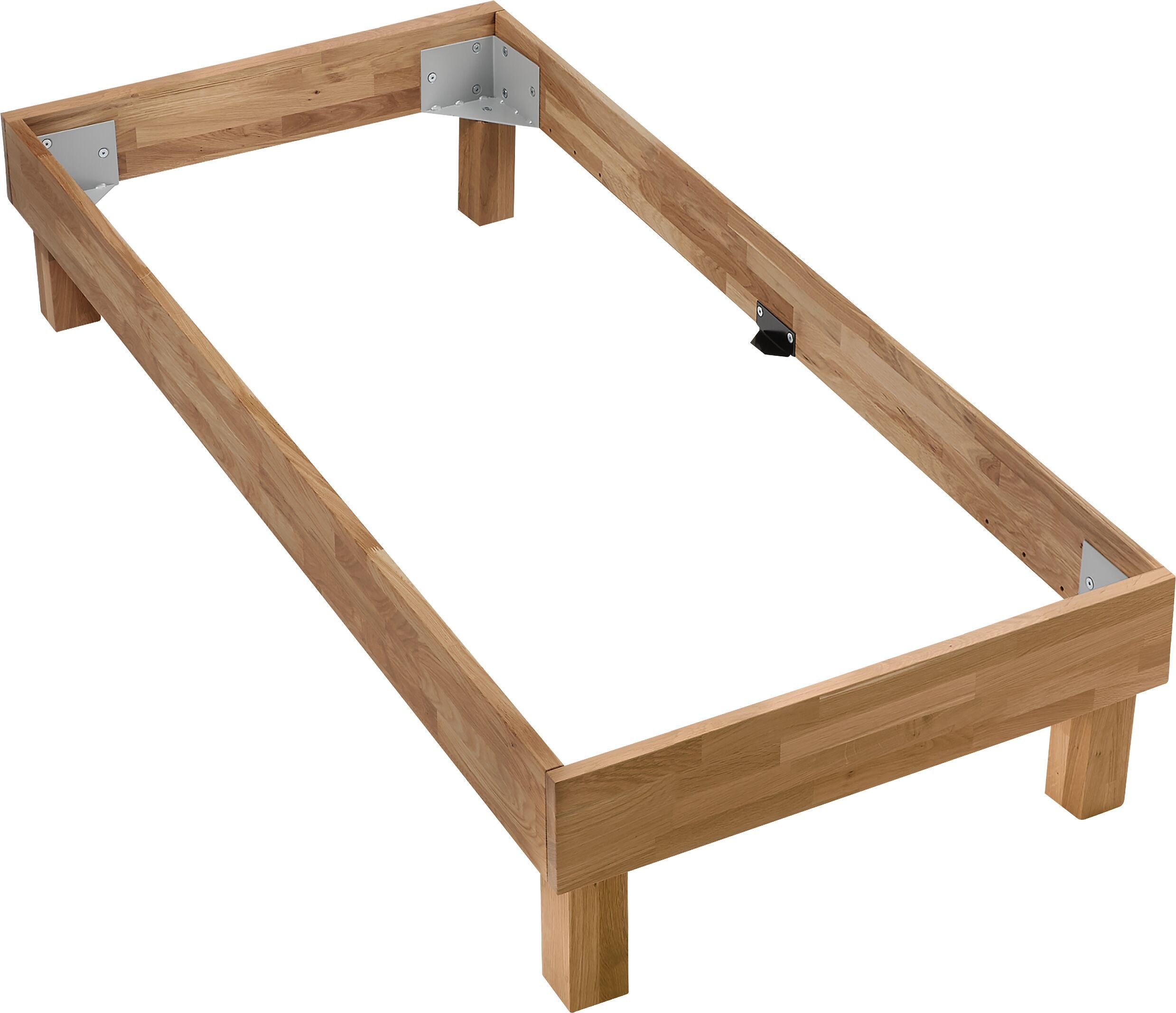 CARA Bett - Eiche / B: 90.0 cm x T: 200.0 cm