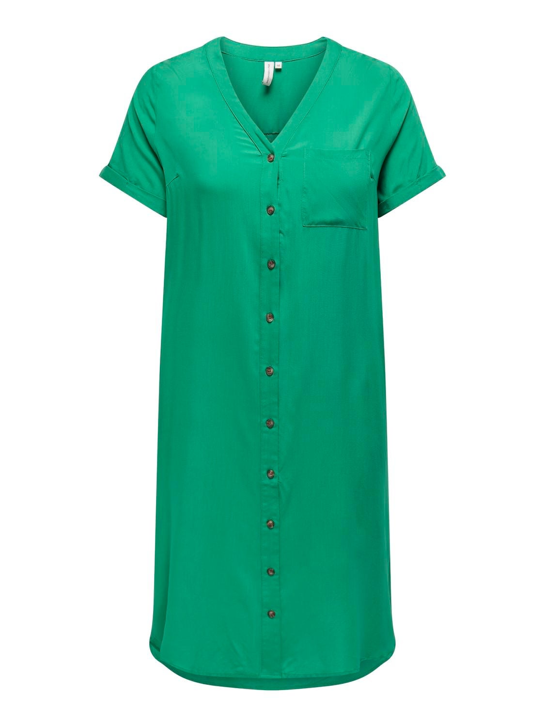 CARNEWDENIZIA Langes Kleid Green Bee