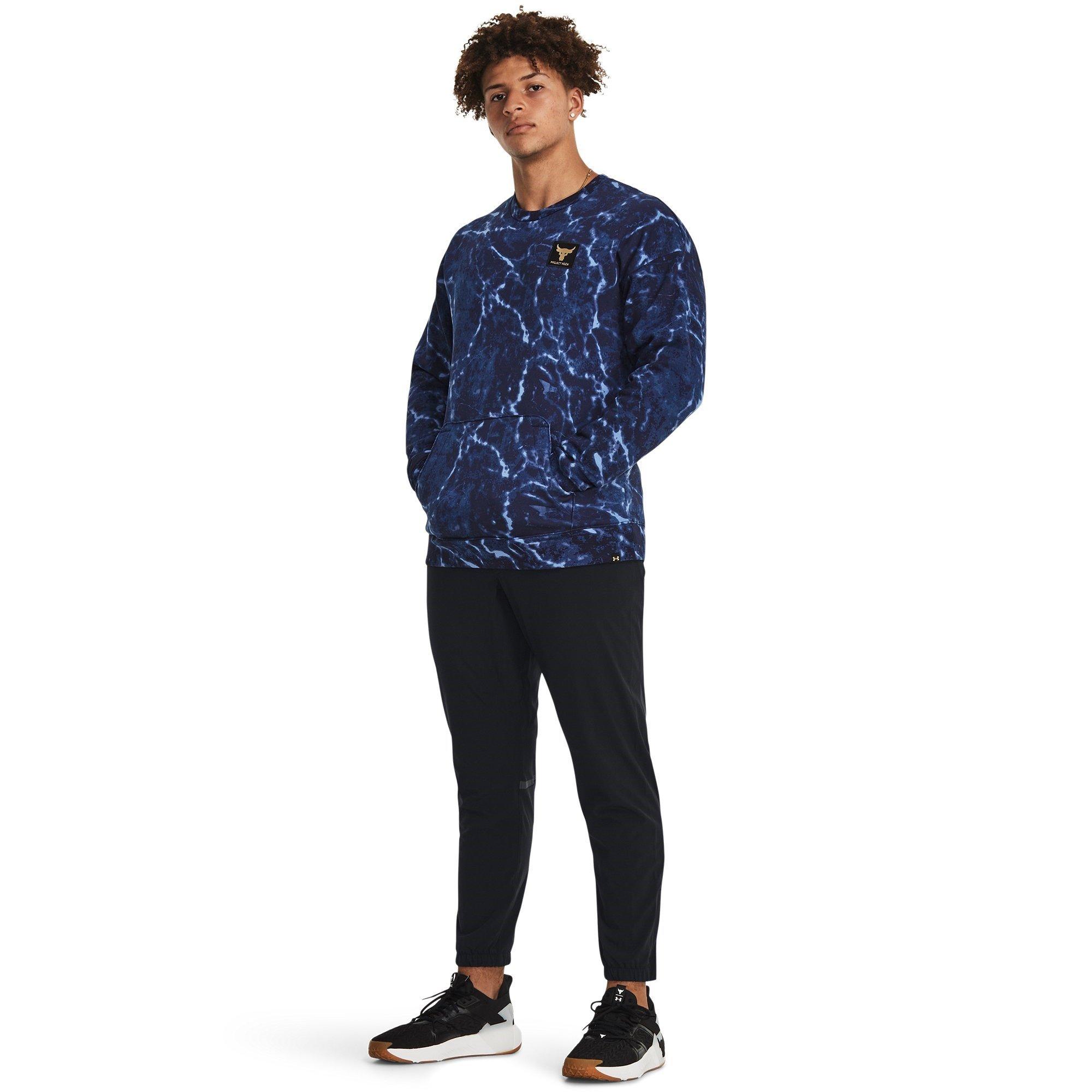 Under Armour UA Project Rock Rival Fleece Crew Mens