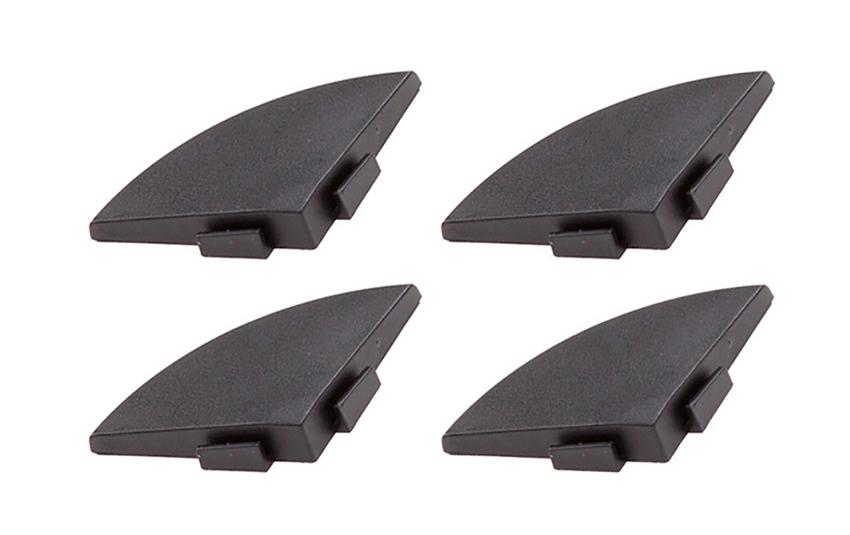 Abschlussecke zu UNIQUE Graphite, 4 StückAbschlussecke zu Bodenplatten UNIQUE