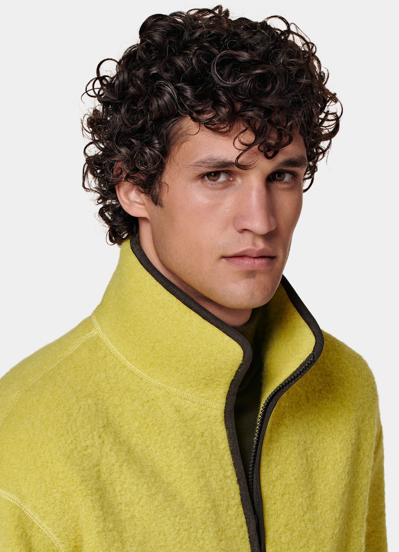 Veste de randonnée jaune