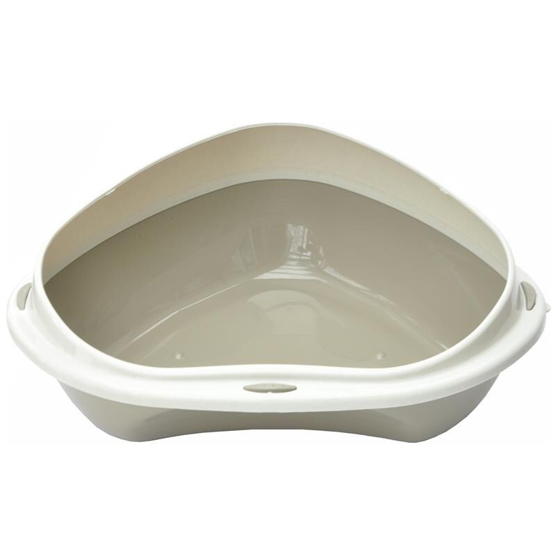 Georplast Katzentoilette Shuttle Corner grau 48 x 38 cm