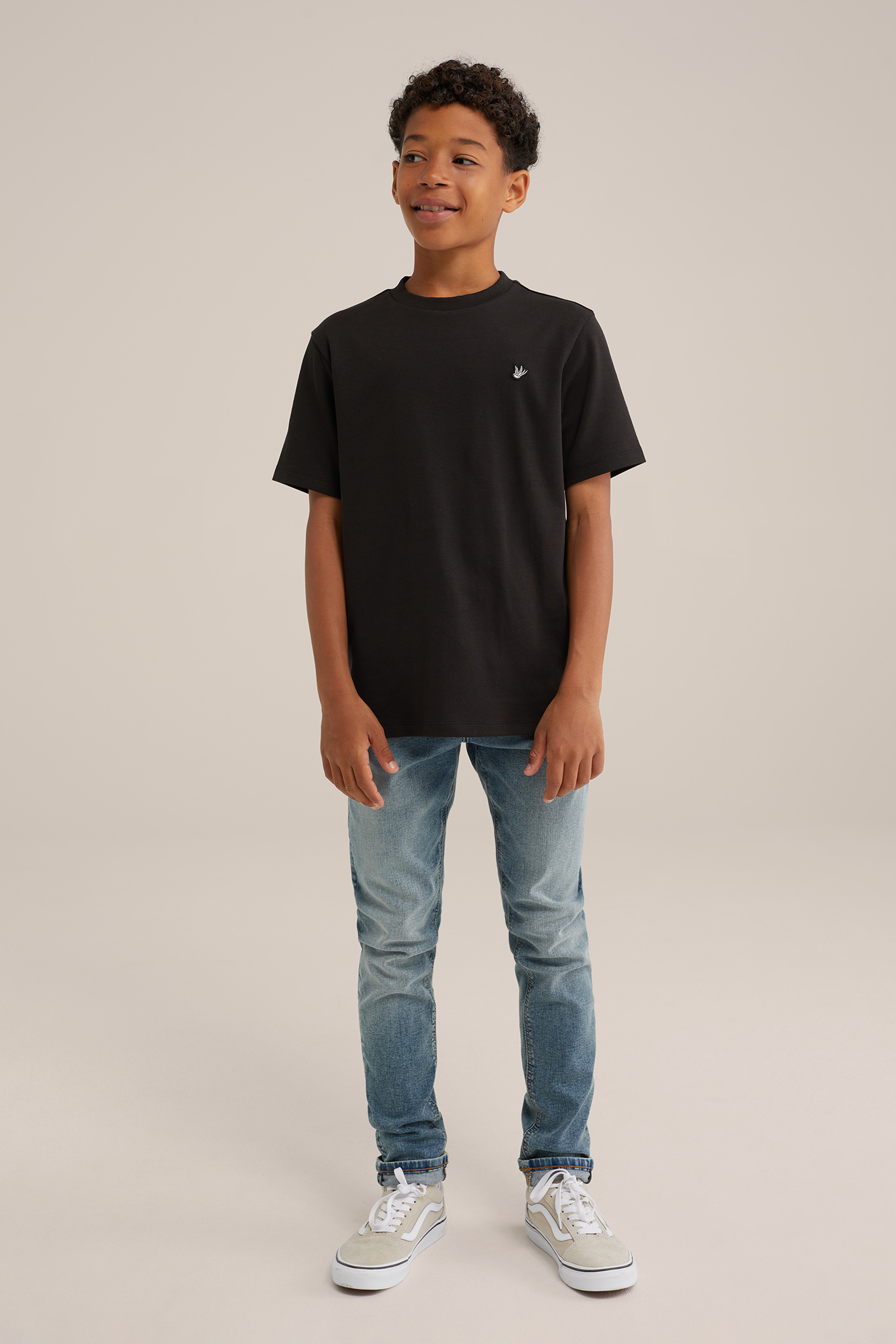 Jongens T-shirt WE Fashion Zwart