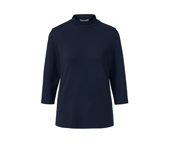 Shirt mit Stehkragen