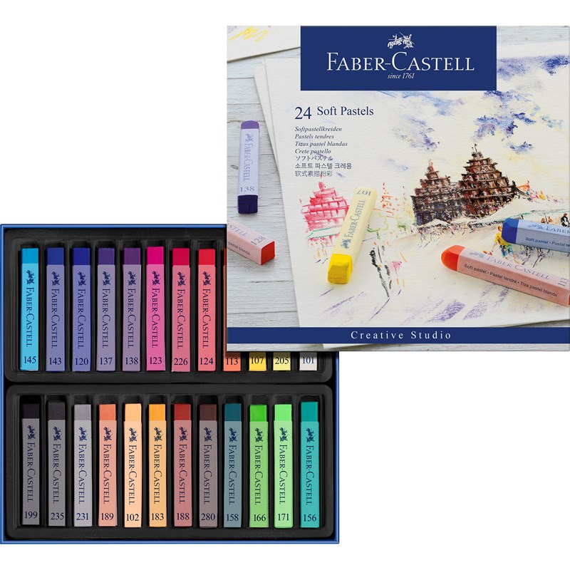 Faber-Castell<br>Kridt Soft Pastel 24 stk.