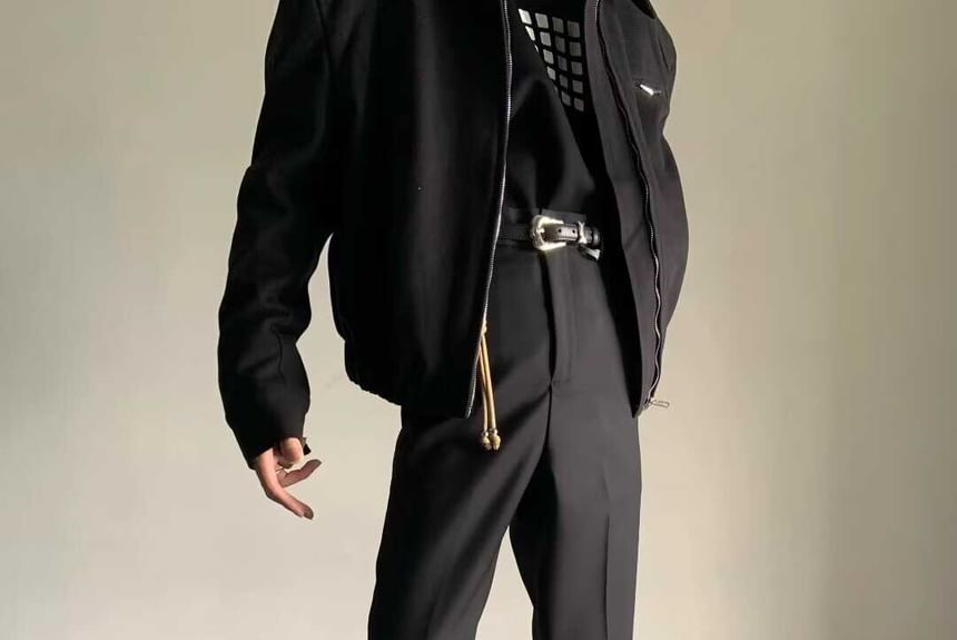 Real Boy - Hoge taille effen uitlopende broek
