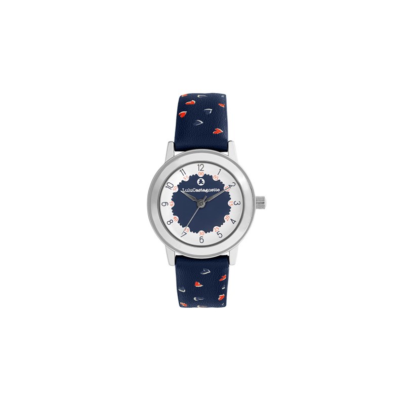 Montre fille analogique Lulu Castagnette - Bracelet cuir - Bohème